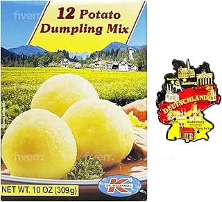 Dr. Willi Knoll 12 Potato Dumpling Mix -10oz, Bundled With German Magnet