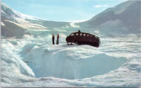 Snowmobile on Athabasca Glacier - The Gayraj