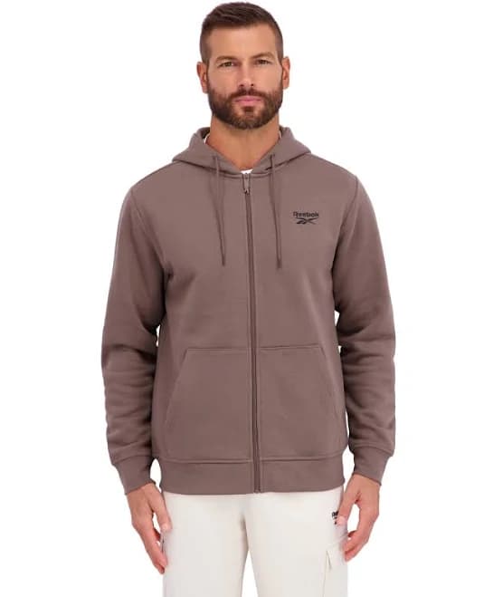 Reebok Men's Regular Fit Long-Sleeve Fleece Hoodie