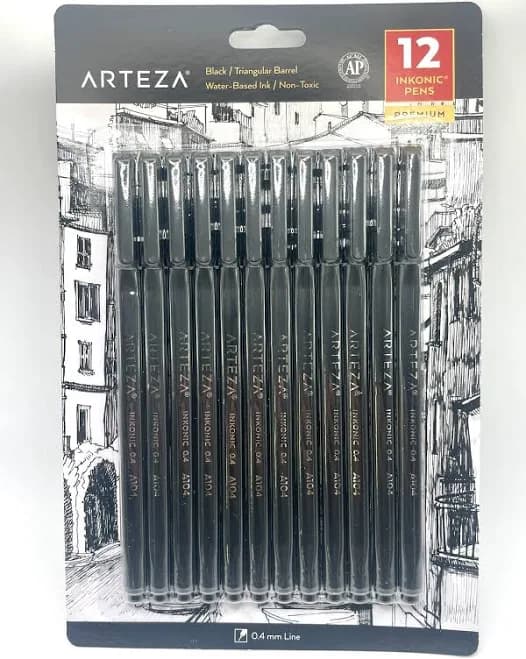 Arteza Inkonic Fineliner Pens