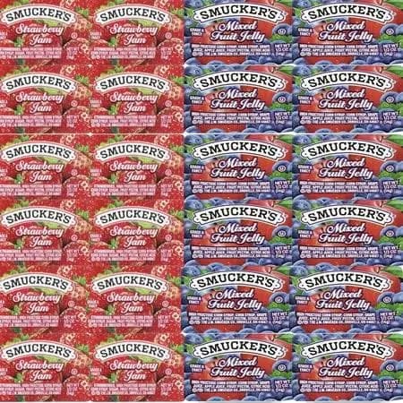 Smucker's Strawberry & Mixed Fruit Jelly Single Serve Cups