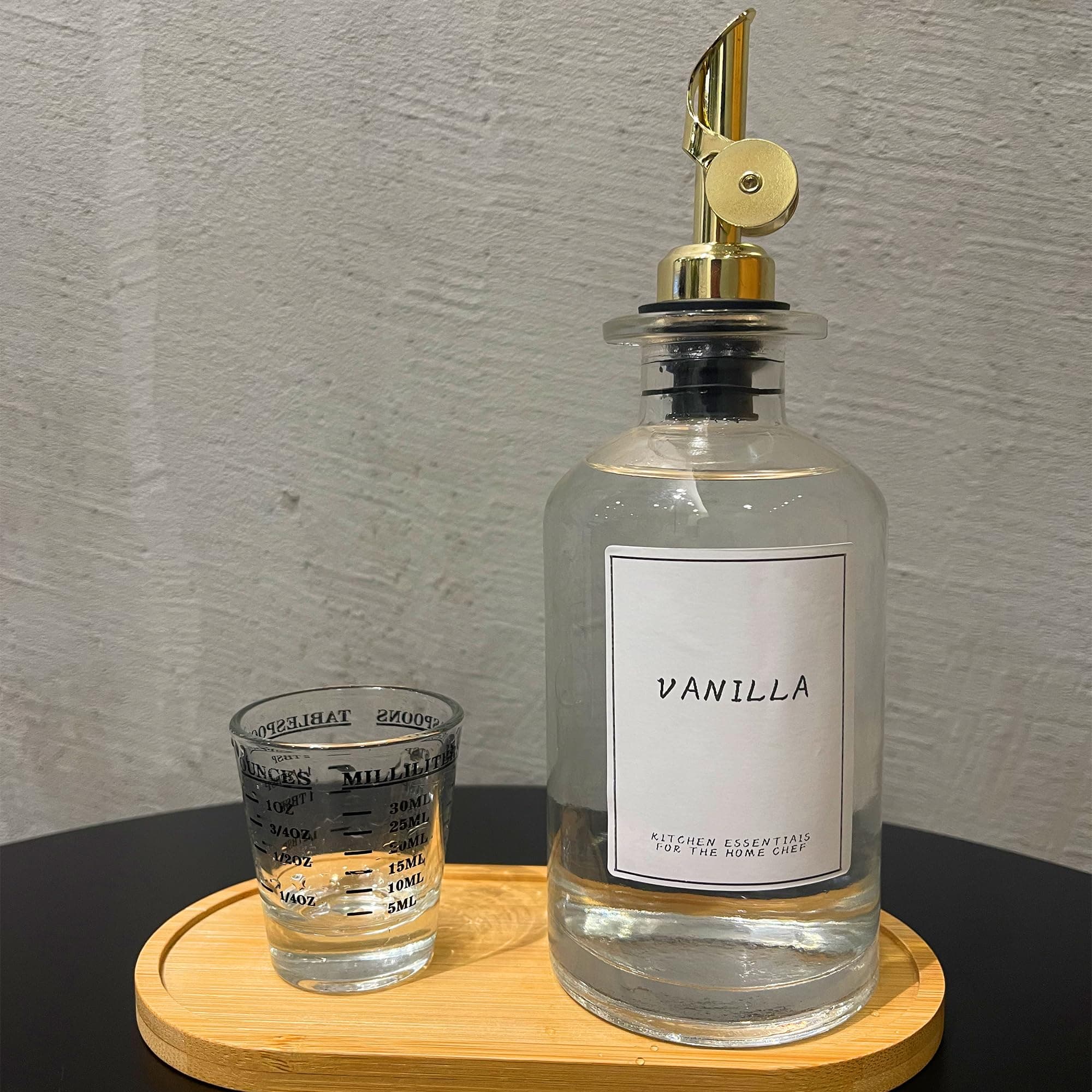 Amazon.com: Olive Oil Dispenser Bottle 2PCS 12OZ Vinegar Dispenser Syrup Dispenser Glass Set Container for Cooking Coffee Bar Grill Pasta Salads and Baking: Home & Kitchen