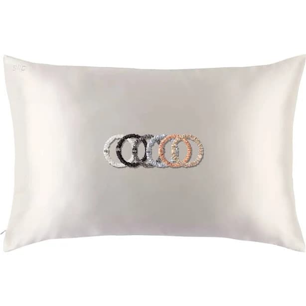 Slip Pure Silk Pillowcase & Skinny Scrunchie Set