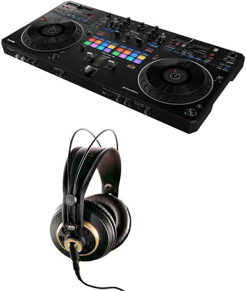 Pioneer DDJREV5K240, DDJ-REV5 2-Channel DJ Controller Package with Free Headphones - Black