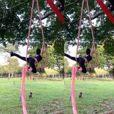 175yards 16m Aerial Silks Fabric For GYM Outdoor Yoga Hammock Silk Swing Fitness At Home Body Building Pilates Belt 241024 From Long07, $152.74 | DHgate.Com