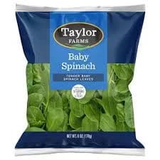 Taylor Farms Baby Spinach 6 oz