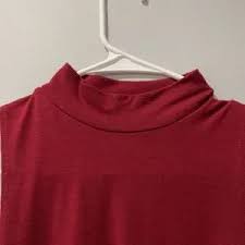 Forever 21 | Tops | Forever 2 Mock Neck Sleeveless Bodysuit Burgundy Medium | Poshmark