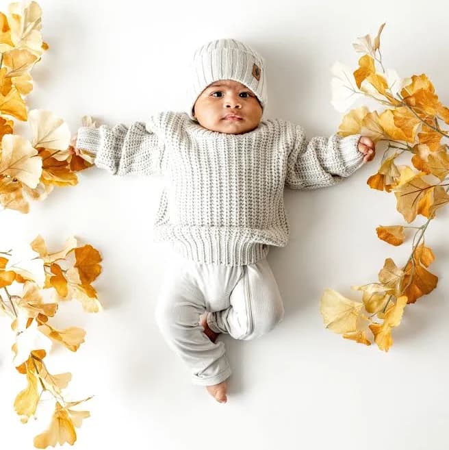 Kyte Baby Bamboo Chunky Knit Sweater