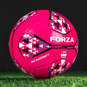 Forza Pink/White Academy Soccer Balls & Carry Bag
