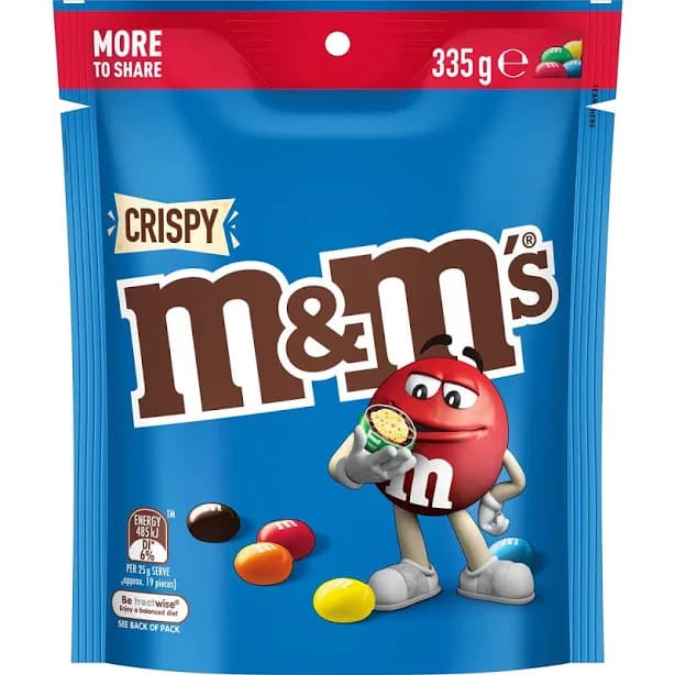 M&M's Crispy Milk Chocolate Share Bag