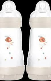 Mam Anti Colic Bottle 9oz 2-pack - Green
