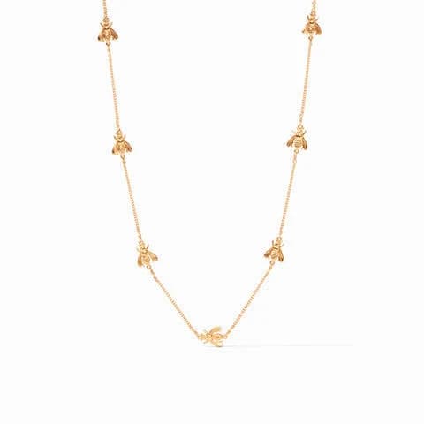 Julie Vos Bee Delicate Station Necklace