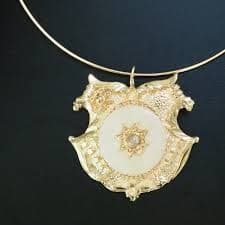 LAINA DOUBLE CRESCENT PENDANT NECKLACE – shopallisondaniel.com