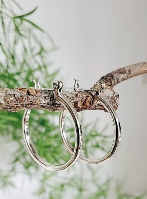 Sterling Silver Hoop Earrings