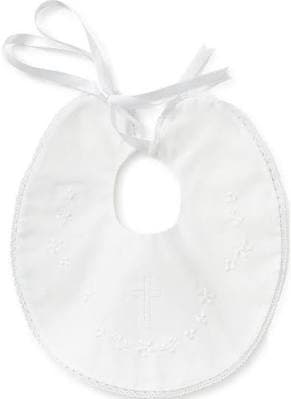 Kissy Kissy Girls' Embroidered Bib