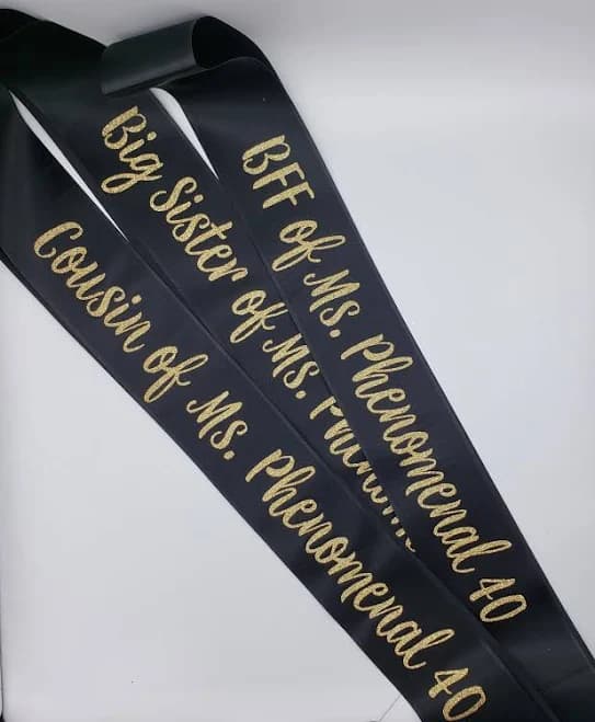 Sash – Economy 3" Satin Ribbon