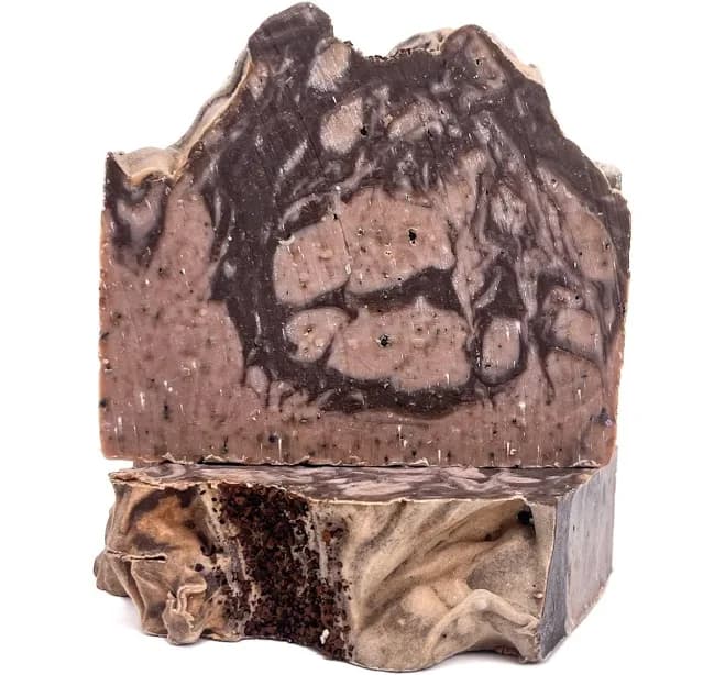 Handmade Coffee Bar Soap with Organic Coffee Grounds