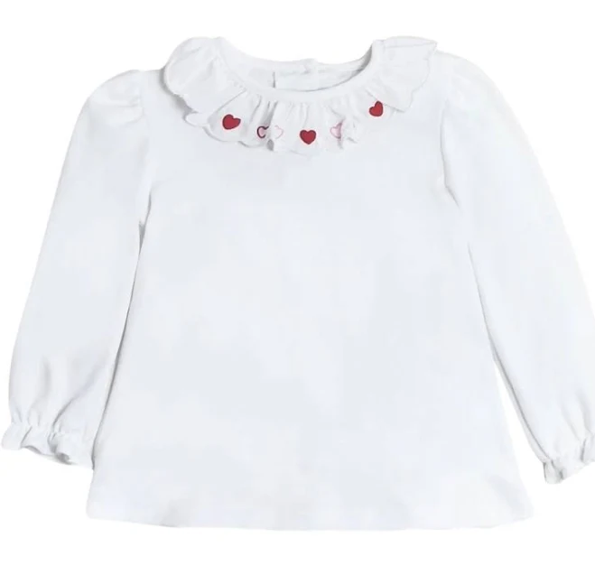 Hearts Scalloped Blouse