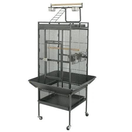 HomGarden 61-in 2in1 Large Bird Cage Play Top with Rolling Stand for Parrot Bird