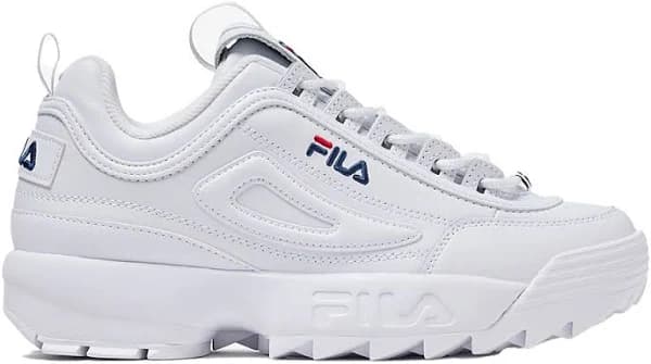 Fila Women's Disruptor Ii Prem Core Sneakers, White/fila Navy/fila