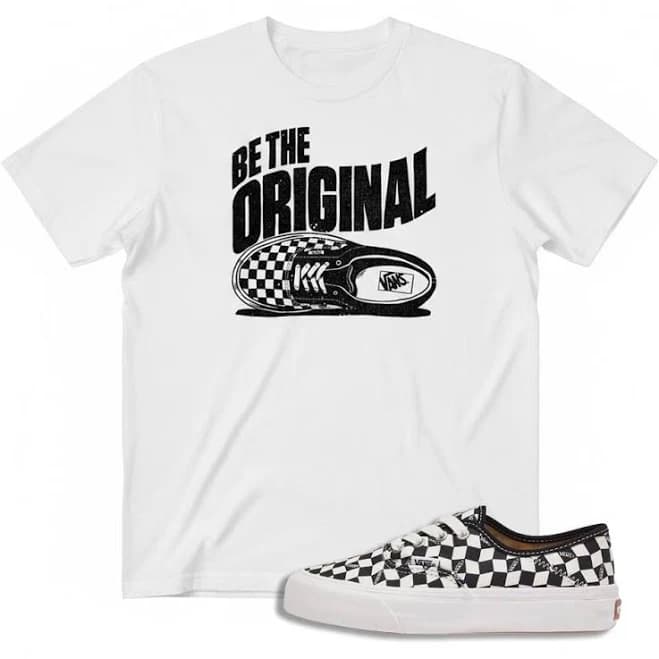 Vans Checkerboard Graphic Tee, Unisex Sneaker Matching Shirt