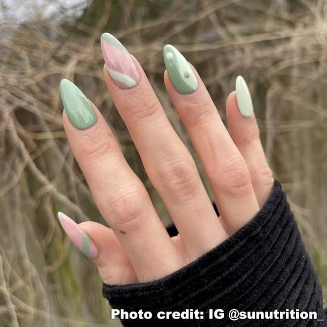 Zen Wave Press On Nails