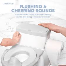 Jool Baby Real Feel 2-in-1 Training Potty, Wipes Storage, Flushing Sounds, Disposable Liners - Walmart.com
