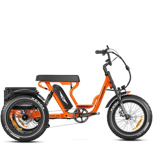 Full Suspension Electric Tricycles for Two Adults