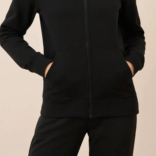 Pact Women's Organic Cotton Brushed Fleece Zip Hoodie