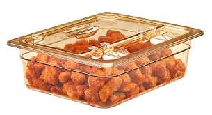 Cambro H Pan High Heat GN 12 FlipLids Amber Pack Of 6 Lids - ODP Business Solutions