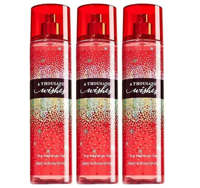 Bath & Body Works A Thousand Wishes Fine Fragrance Mist 8.0 oz "3-PACK"