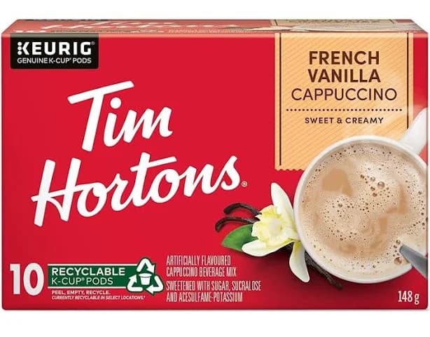 Tim Hortons French Vanilla Cappuccino Flavoured Coffee