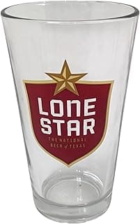 Beer Pint Glass, The National Beer of Texas, 16 oz