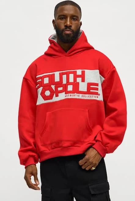 Fashion Nova Men's Southpole Logo Hoodie