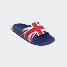 Adidas Originals Mens Adilette Slides United Kingdom Red/White/Blue G55377 Sz 7