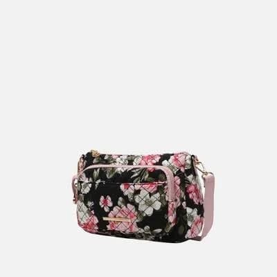 MKF Collection Rosalie Cotton Women's Botanical Shoulder Bag