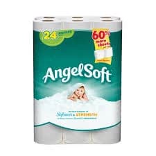 Angel Soft Bathroom Tissue 24 Regular Rolls