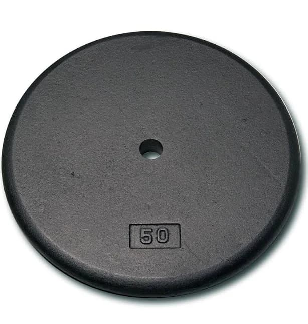York Barbell 1′′ Standard Flat Pro Cast Iron Plate