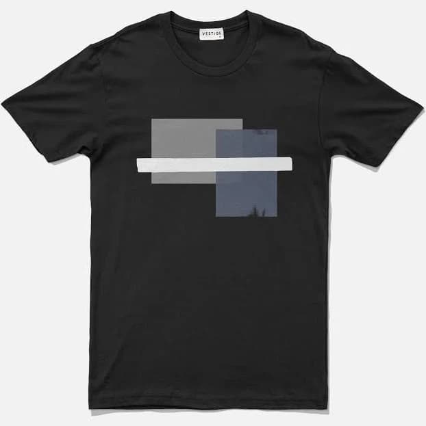 Vestige Men's Abstract Block Graphic Tee