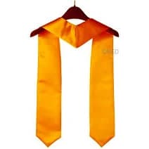 Yellow Graduation Stole