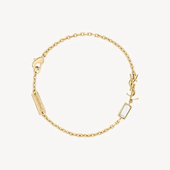 Saint Laurent Cassandre Charm Bracelet