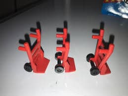 LEGO RED HANDTRUCK LOT OF 3 PIECES ACESSORIES | eBay