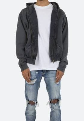 mnml Men's Basic Zip Up Hoodie
