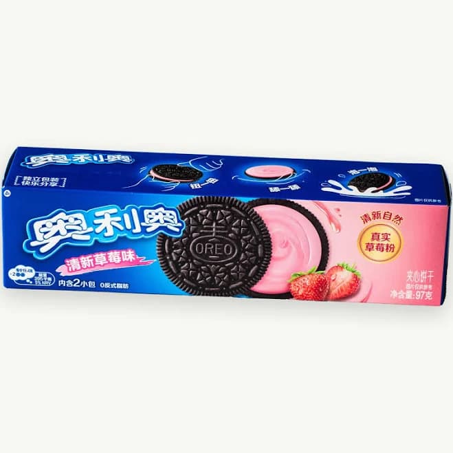 Oreo Strawberry Sandwich Cookies