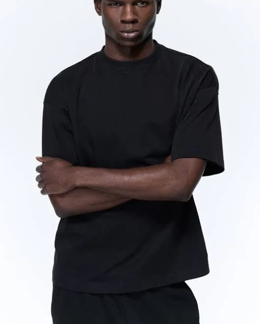 H&M Men's Oversized Cotton T-Shirt