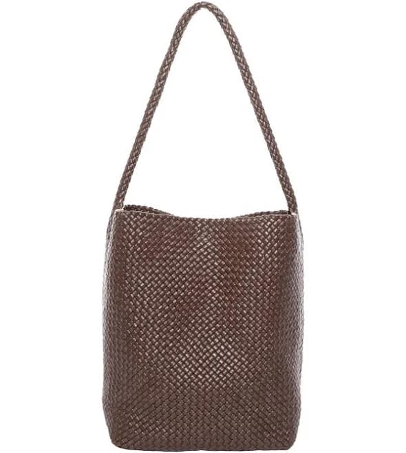 The Row Women's Medium Woven Leather Tote Bag