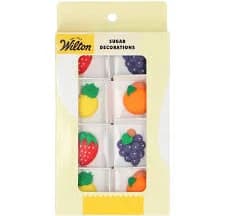 Wilton Set of sugar decorations Summer Fruits