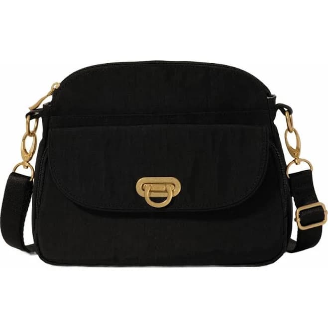 Baggallini Women's Coastal Flip Lock Crossbody Bag