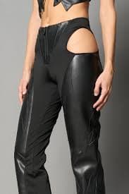 NAMILIA Moto Cut Out Pants