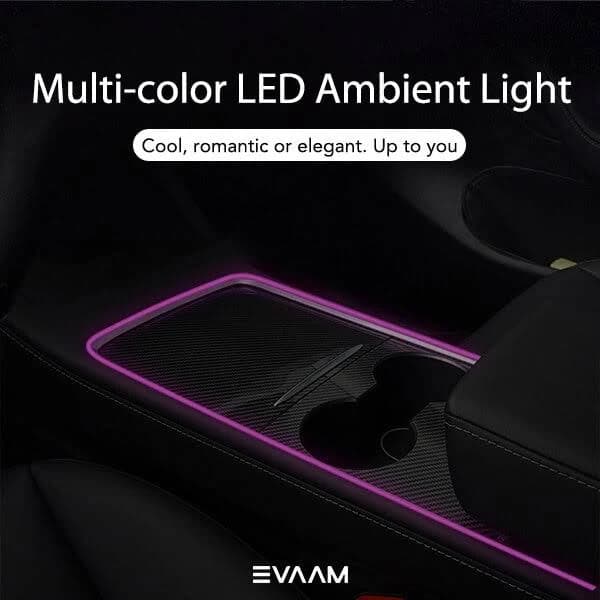EVAAM Multi-Color LED Ambient Light for Tesla Model 3/Y (2021-2024)